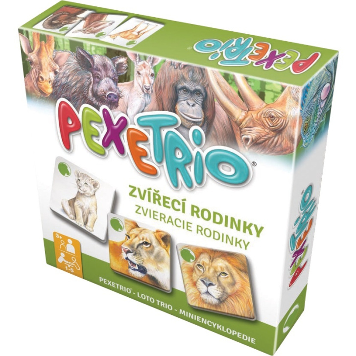 Pexetrio – Zvířecí rodinky
