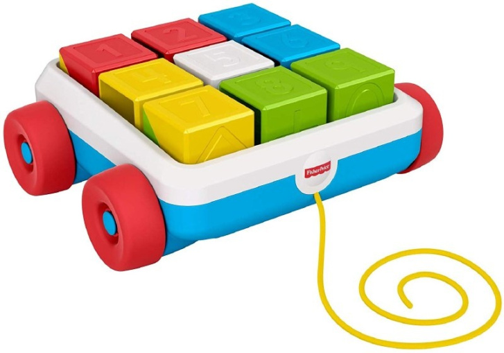 Fisher-Price - Vozík s kostkami