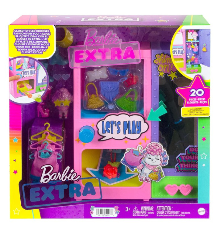 Barbie Extra – Šatník