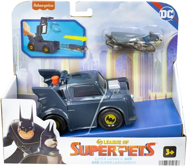 Liga Superzvířat - Ace s Batmobilom
