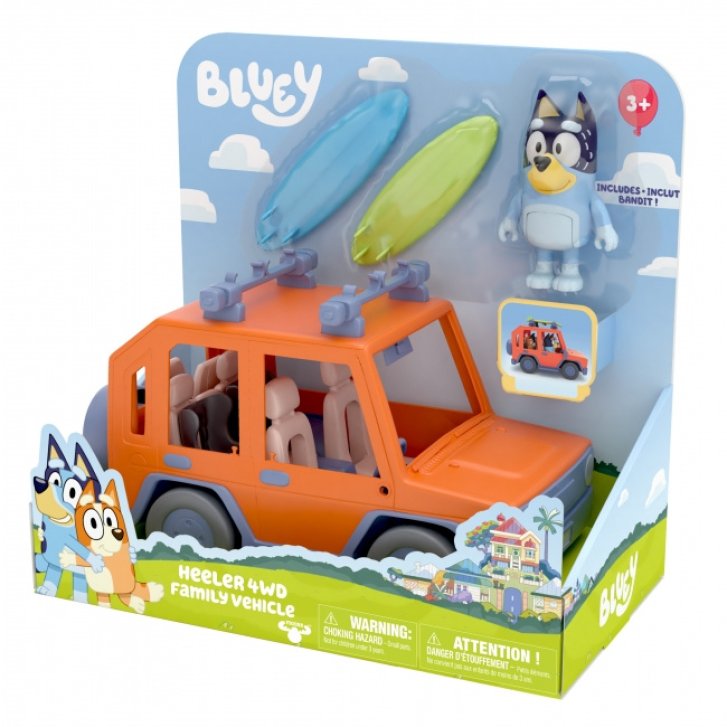Bluey – Figurka s vozidlem