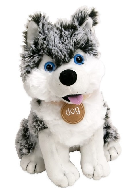 Plyšový pejsek Husky 25 cm