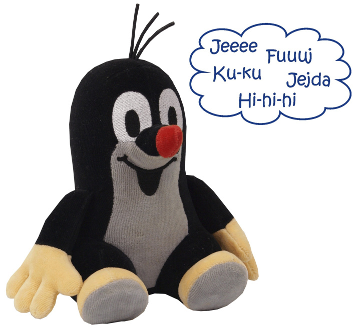 Plyšový Krtek se zvukem 15 cm