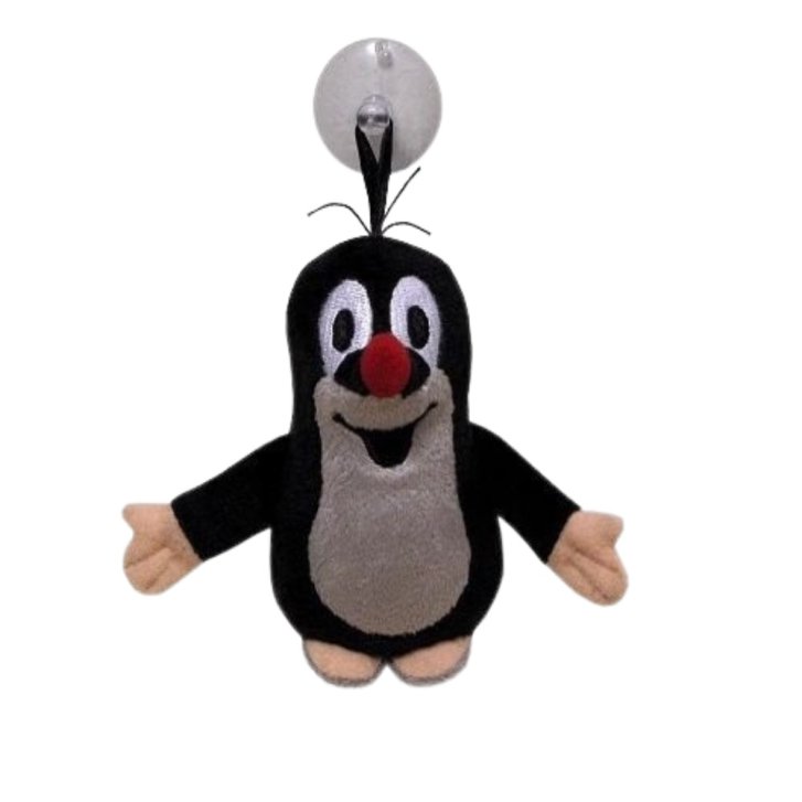 Plyšový Krtek s přísavkou 12 cm