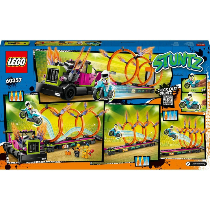 60357 Lego City – Tahač s ohnivými kruhy