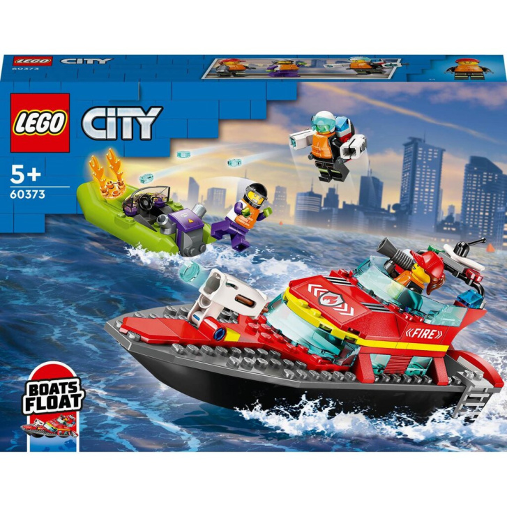 60373 Lego City – Hasičská záchranná loď a člun