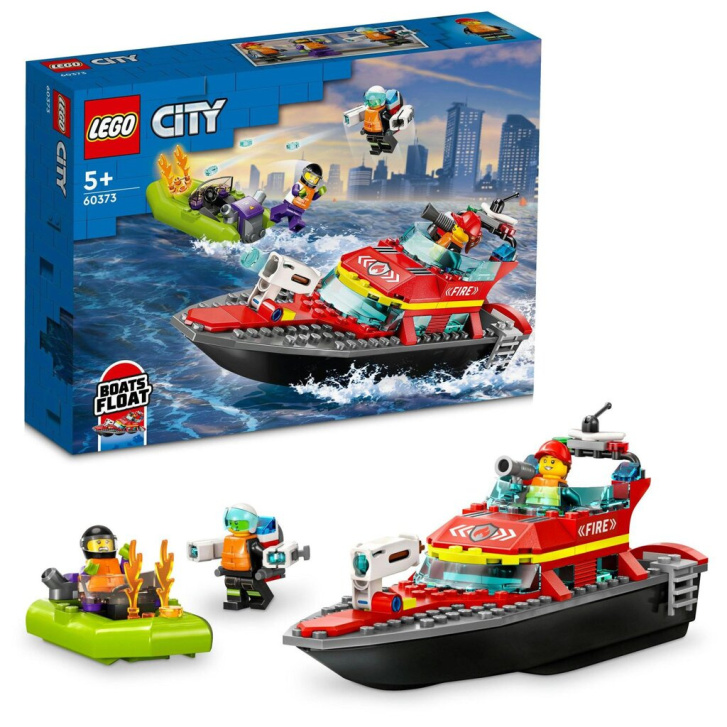 60373 Lego City – Hasičská záchranná loď a člun