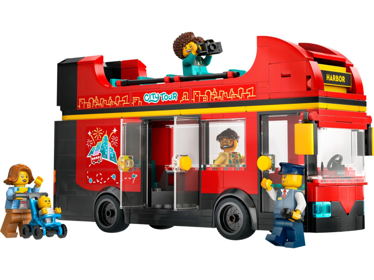 60407 Lego City –  Červený dvoupodlažní vyhlídkový autobus