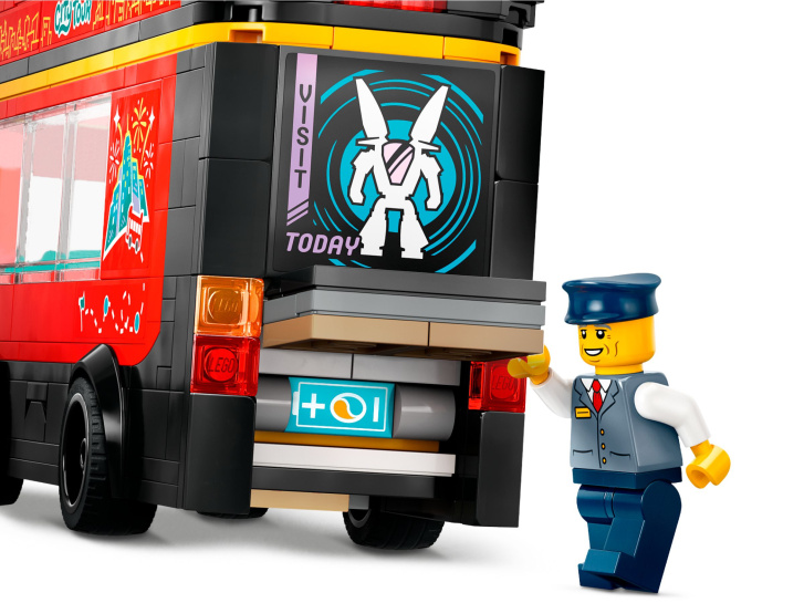 60407 Lego City –  Červený dvoupodlažní vyhlídkový autobus