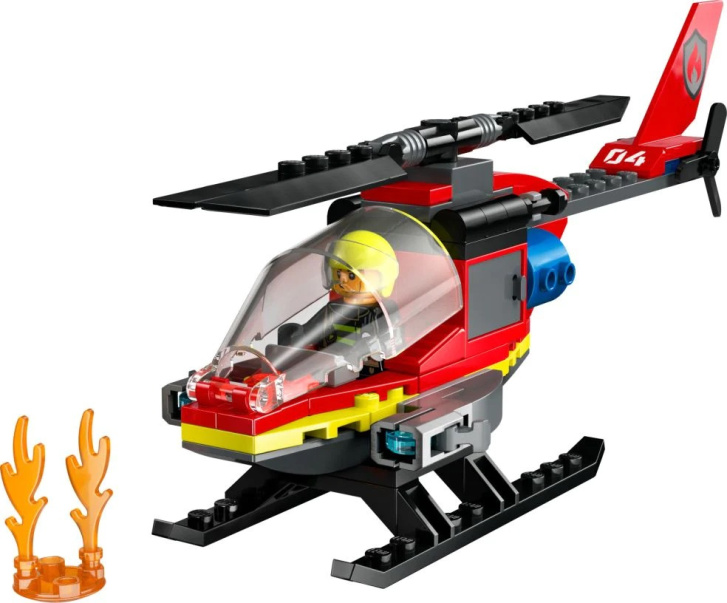 60411 Lego City – Hasičský záchranný vrtulník