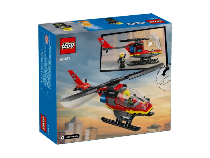 60411 Lego City – Hasičský záchranný vrtulník
