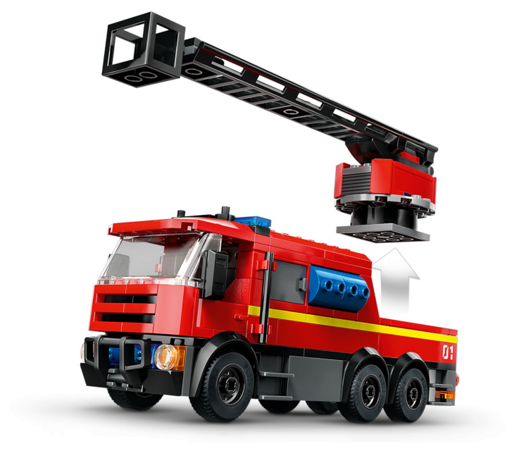 60414 Lego City – Hasičská stanice s hasičským vozidlem