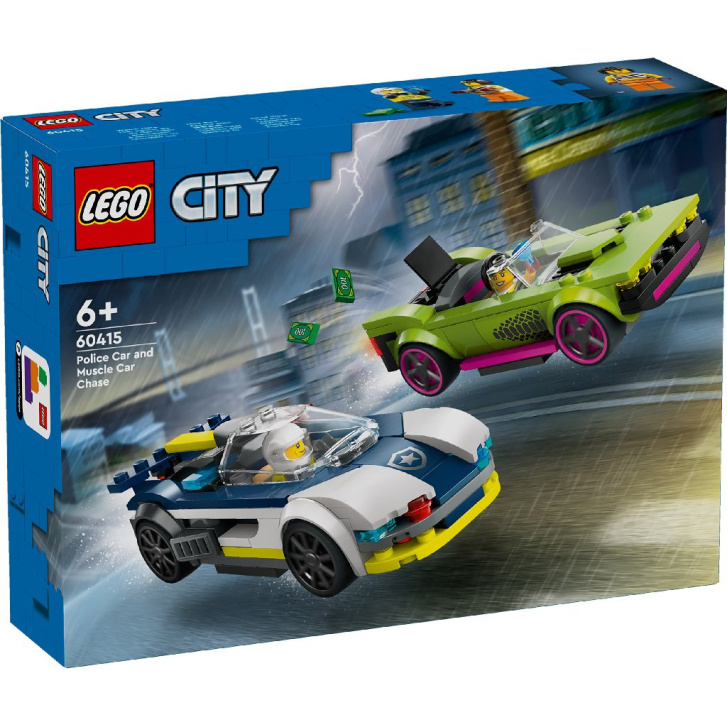 60415 Lego City – Honička policejního auta a sporťák