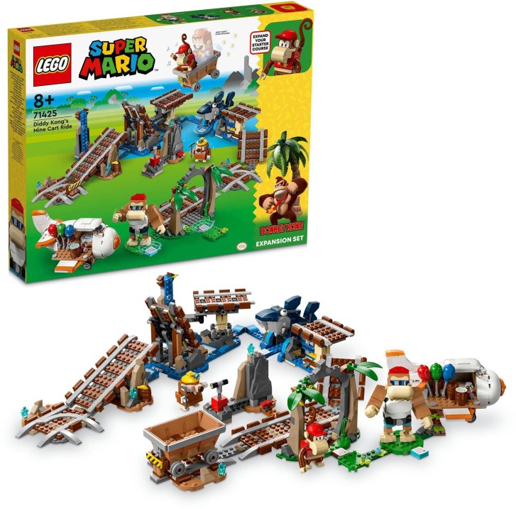 71425 Lego Super Mario – Diddy Kongova jízda v Banském vozíku – rozšiřující set