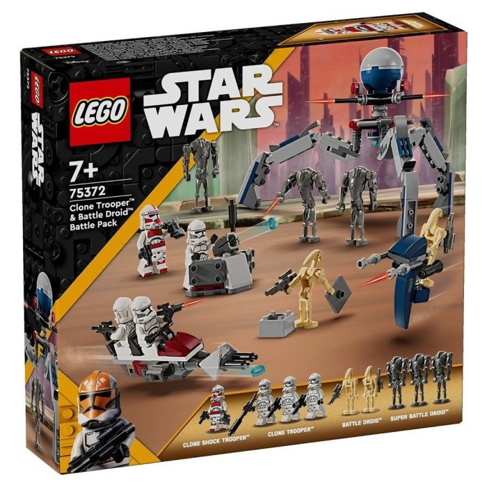 75372 Lego Star Wars – Bojový balíček Klonového vojáka a Bojového droida