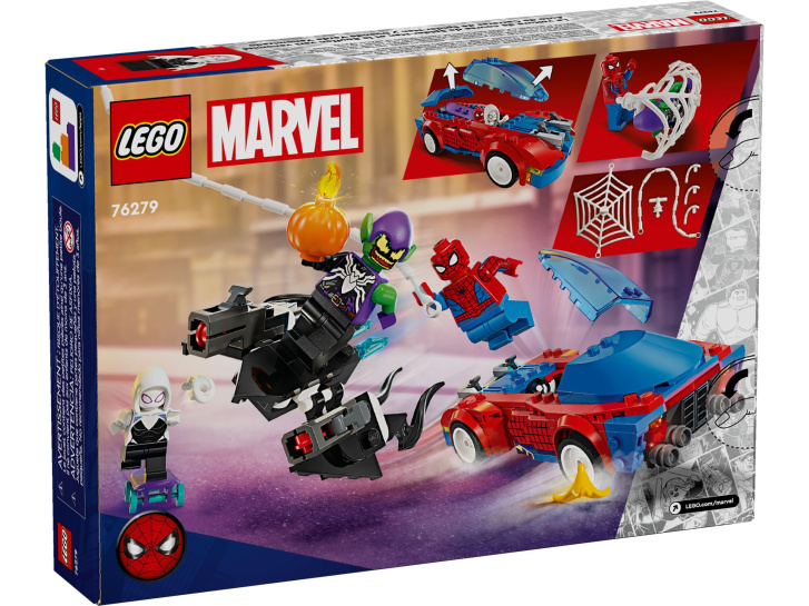 76279 Lego Marvel – Spider-Manovo závodní auto a Venomův Zelený goblin