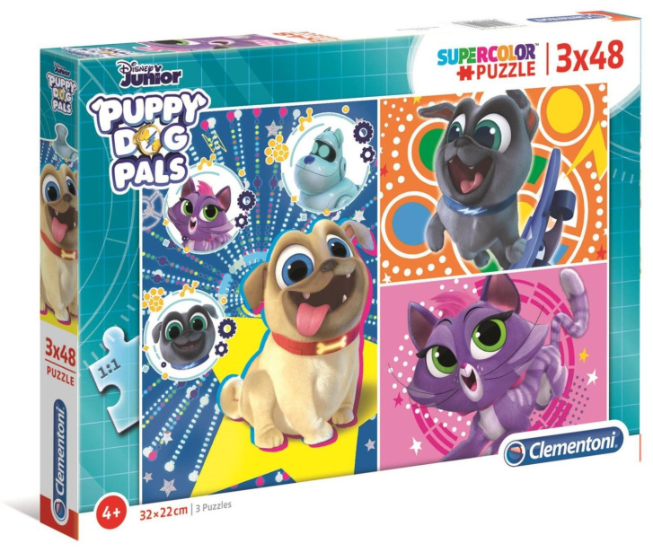 Puzzle 3 x 48 – Puppy Dog Pals