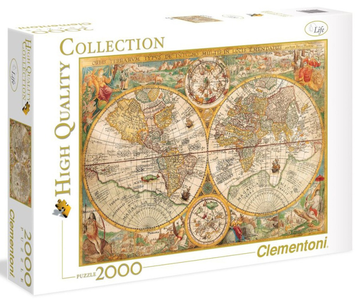 Puzzle 2000 - Historická mapa světa