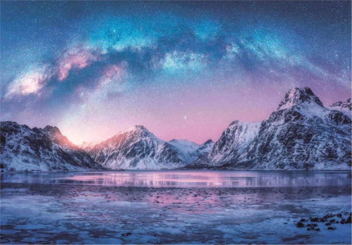 Puzzle Peace 500 –  Světle modrá