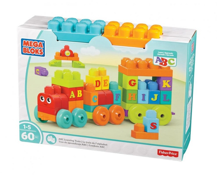 Mega Bloks – Vláček s písmenky
