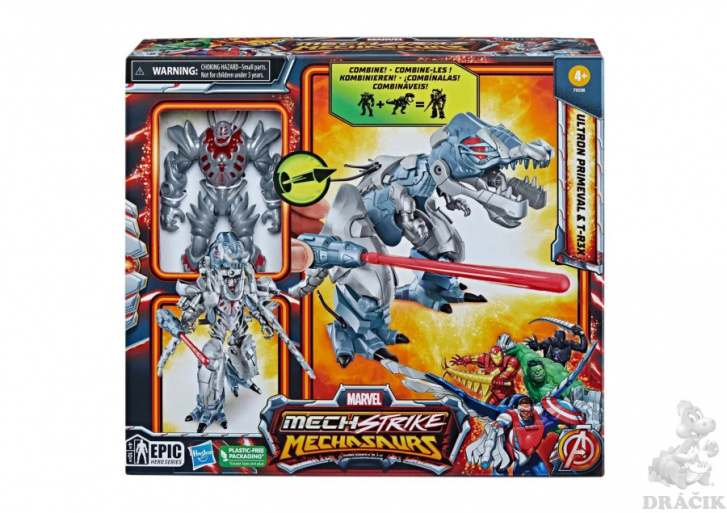 Marvel Mechasaurs - Ultron Primeval a T-R3X