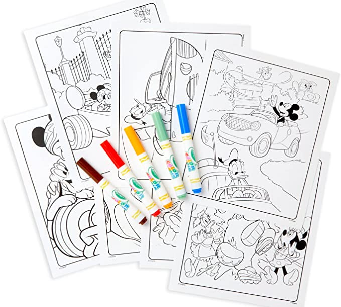 Crayola – Mickey a Roadster Racers omalovánky