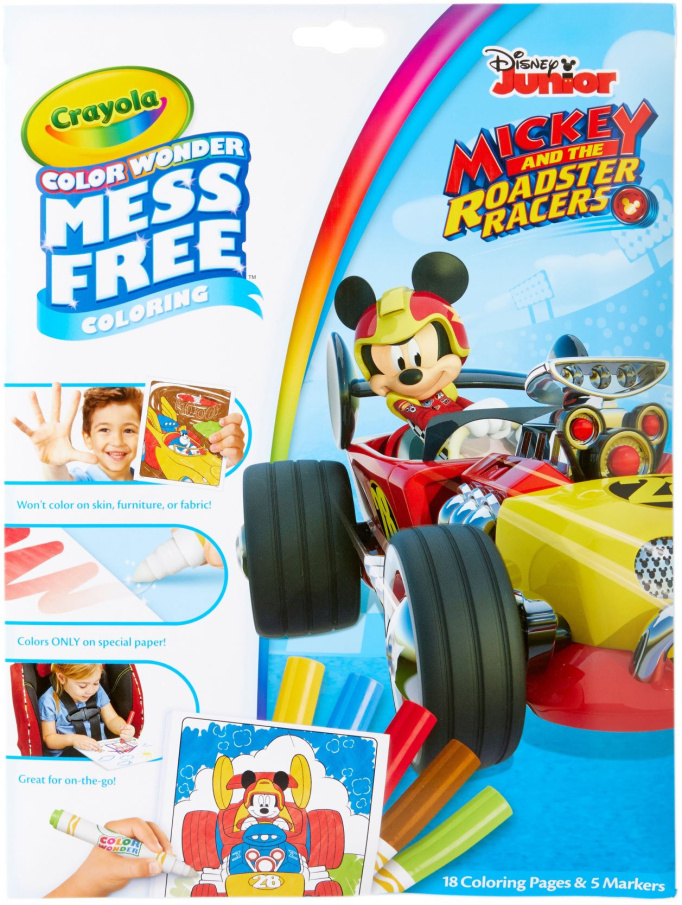 Crayola – Mickey a Roadster Racers omalovánky