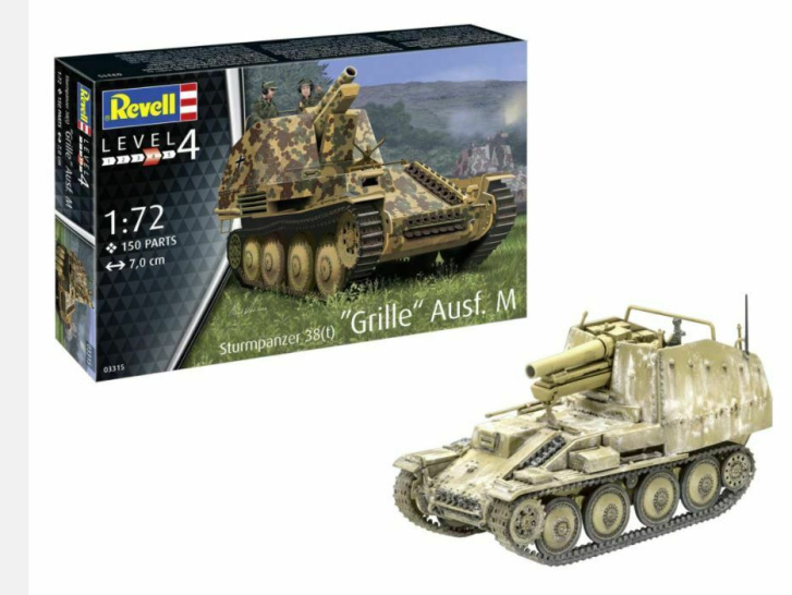 Revell - Tank Sturmpanzer 38(t) Grille Ausf. M