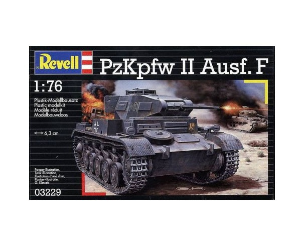 Revell - tank 03229 - PzKpfw II Ausf.F (1:76)