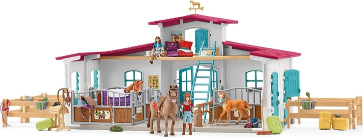 Schleich - Stáj s doplňky 42567