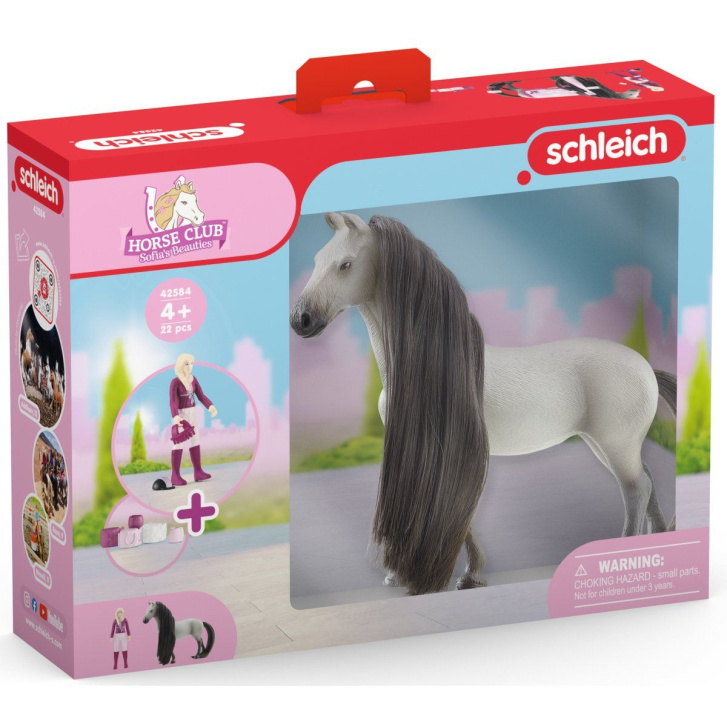 Schleich – Kůň Dusty a Sofia 42584