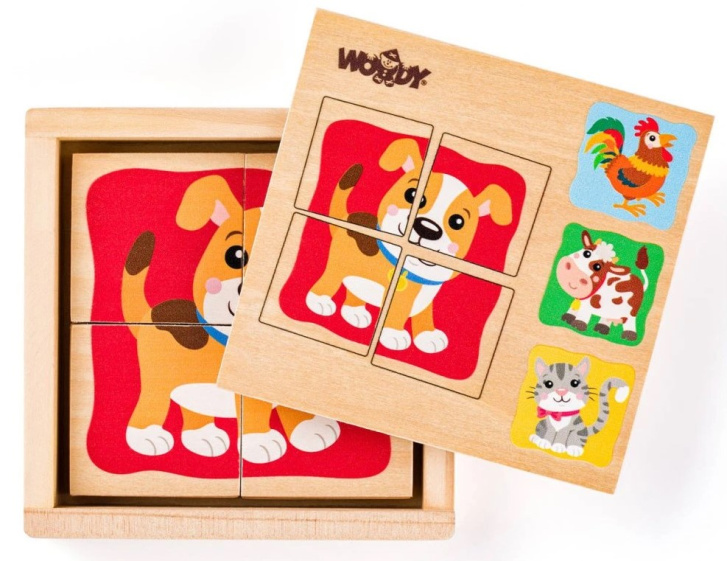 Woody - Dřevěné puzzle