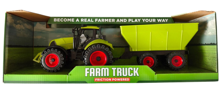 Traktor s přívěsem