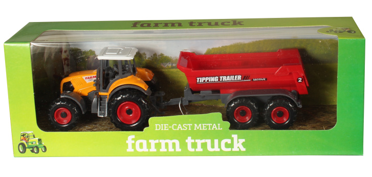 Traktor s přívěsem