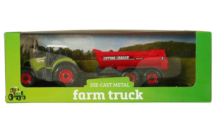 Traktor s přívěsem