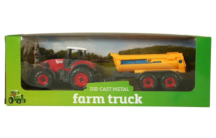 Traktor s přívěsem