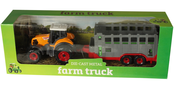 Traktor s přívěsem