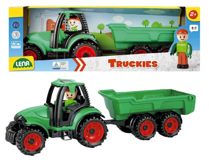 Traktor s vlečkou
