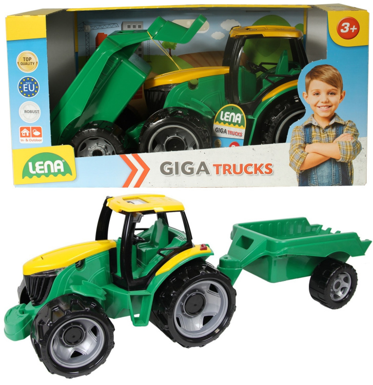 Traktor s vlečkou