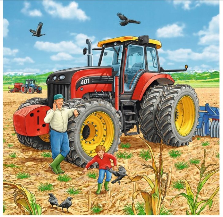 Puzzle 3x49 - Zemědělské stroje