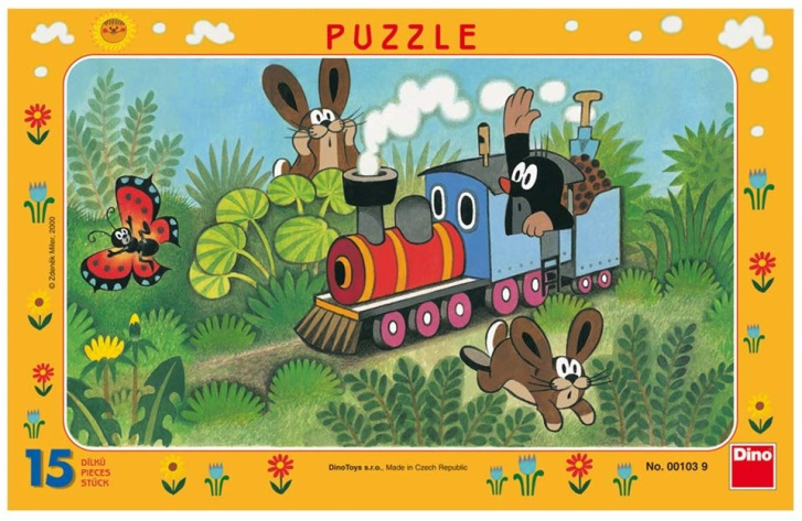 Puzzle 15 – Krtek a lokomotiva