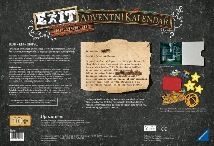 Adventní kalendář Exit – Potopená ponorka