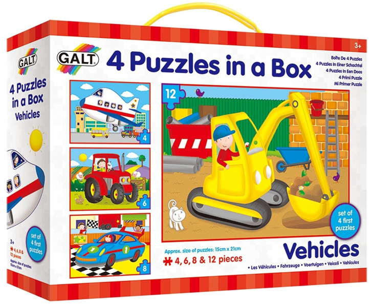 Puzzle 4v1 - Dopravní prostředky