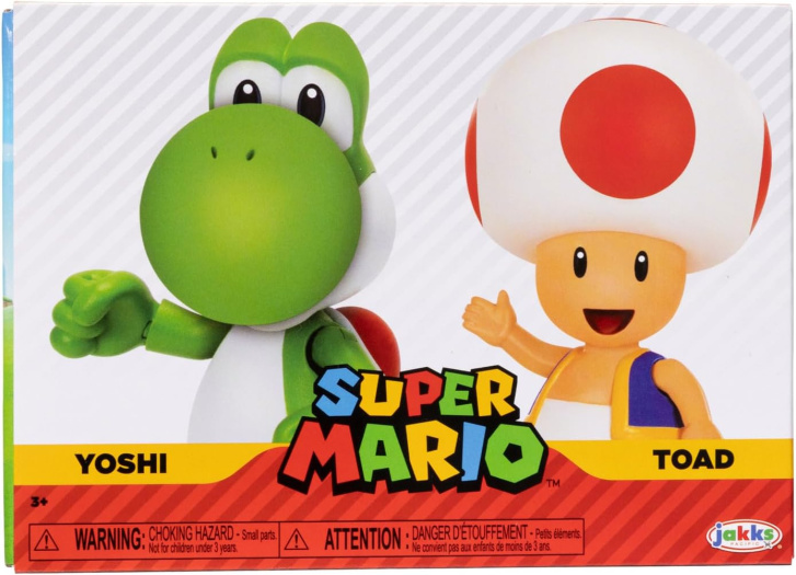 Super Mario – Figurky Yoshi a Toad