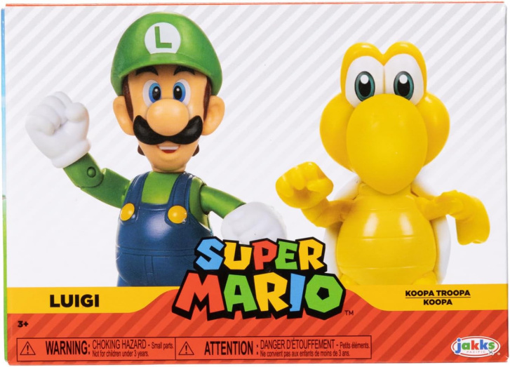 Super Mario – Figurky Luigi a Koopa Troopa