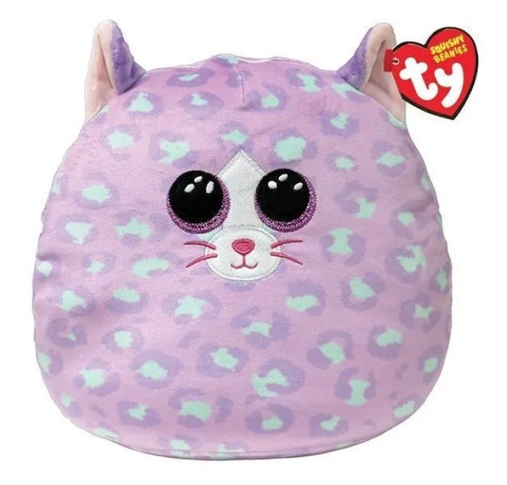 TY Squishy Beanies - Plyšová kočka 22 cm