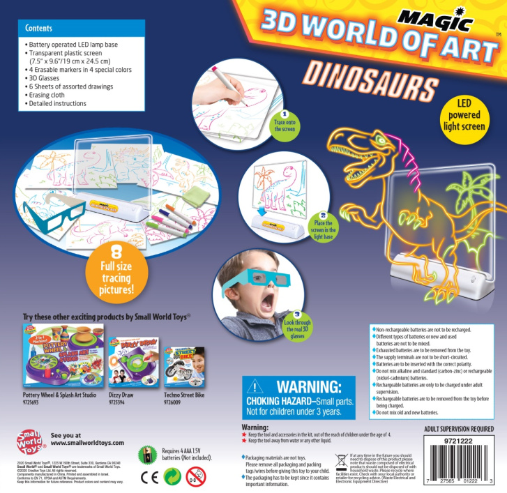 3D Kreslení – Dinosauři