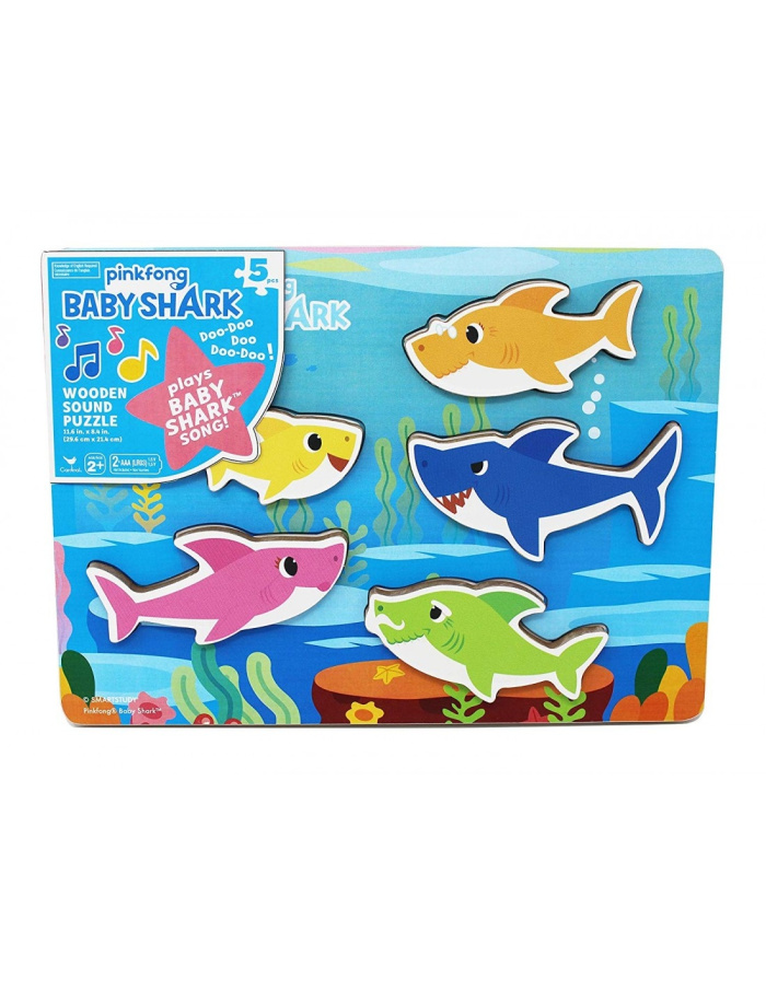 Baby Shark -  Dřevěné puzzle