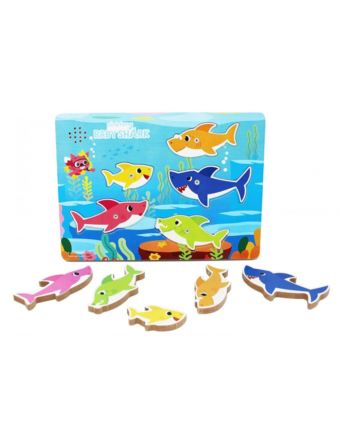 Baby Shark -  Dřevěné puzzle