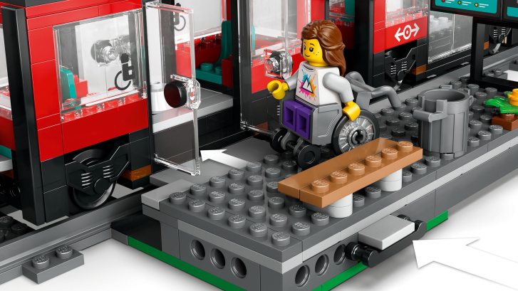 60423 Lego City – Tramvaj a zastávka v centru města